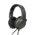 thumbnail image 4 of Matsuzay AX365, auriculares para juegos por cable, ajustables para el hogar, sonido envolvente 7,1, auriculares estéreo giratorios con Juegos de teclado y mouse para computadora, 4 of 6