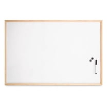 MasterVision Wood Frame Magnetic Dry Erase Board - 24" x 36"