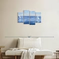 thumbnail image 2 of Elephant Stock Open Sail Wall Art - Horizontal Multi Panel Canvas - Living Room Wall Decor - Nautical Multi Panel - Blue And White Decor By Julia Purinton - 30" x 18", 2 of 4