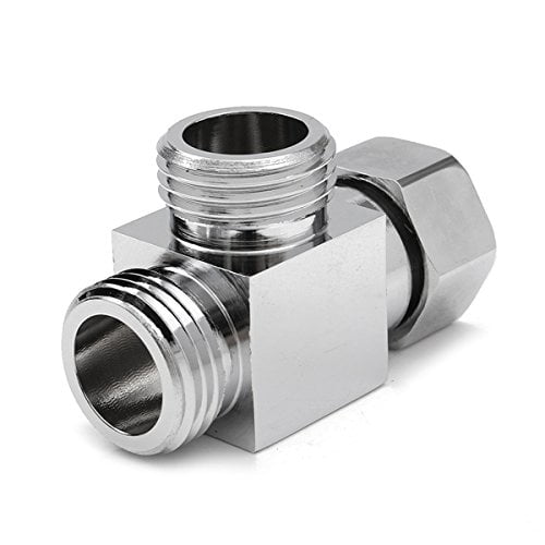 3 Way Shower Arm Diverter Adapter Toilet Angle Valve Sprayer Shower Fittings