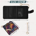 thumbnail image 3 of Small Wallet For Women Bifold Leather Pocket Coin Credit Card Holder With RFID Blocking An Elephant Head, 3 of 6
