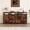 Brown, variant on 63 Inch Long TV Stand with 12 Drawers Dresser Chest of Drawers Entertainment Center with Open Storage Shelves for Bedroom Living Room - Brown