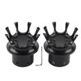 thumbnail image 1 of Front Axle Cap Covers Distinctive Crown Styling CNC Aluminum Alloy for Motorbike ModificationBlack, 1 of 5