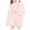 Pink, variant on Women's Winter Fluffy Coats Long Sleeve Button Down Lapel Collar Warm Plush Faux-fur Jackets with Pockets (XL, Yellow)