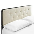 thumbnail image 6 of Modway Bridgette Full Wood Platform Bed With Angular Frame in Black Beige, 6 of 10