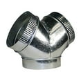 thumbnail image 1 of Y Duct Connector DL Wholesale 15cm Galvanized Steel HVAC, 1 of 1