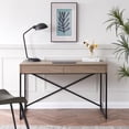 thumbnail image 3 of Evelyn&Zoe Modern/Contemporary 47" Wide Antiqued Gray Oak Home Office, 3 of 7