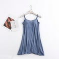 thumbnail image 2 of Women's Sleeveless Nightdress with Cushion - Long Plus Size , Rayon Spandex Blend, 2 of 4