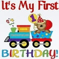 thumbnail image 2 of CafePress - First Birthday Bear Train Infant Bodysuit - Baby Light Bodysuit, Size Newborn - 24 Months, 2 of 4