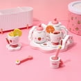 thumbnail image 4 of Wooden Tea Set Kitchen Tea Ware Teapot Tea Cup Toys Children Pretend Play Afternoon Tea Game Toys Gifts, 4 of 6