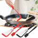 thumbnail image 1 of Xihbxyly Espátula Antiadherente para Pescado, de Acero Inoxidable, con Ranuras, Mango Ergonómico Suave, Diseño Antiescaldaduras, Herramienta Flexible para Cocinar, Ideal para Freír Huevos, Panqueques, 1 of 3