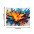 thumbnail image 6 of Picia Colorful Paint Print Pattern Tapestry-Tapestries for Bedroom Living Room Dorm(29x37"), 6 of 8