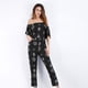 thumbnail image 2 of Mono bohemio con hombros descubiertos y para mujer,  alto, negro y METRO Colco Jumpsuit extra anular, 2 of 2