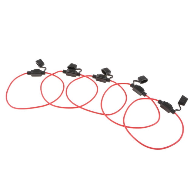 5 Piezas en Línea 16AWG Wire Blade Holder Block para Coche, Barco, Camión