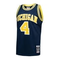 thumbnail image 2 of Men's Mitchell & Ness Chris Webber Navy Michigan Wolverines 1991/92 College Vault Player Swingman Jersey, 2 of 5