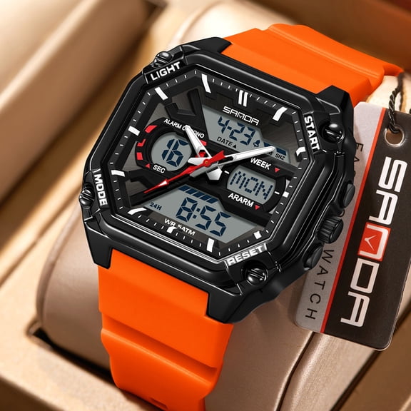 Watches for Man Digital Watches Waterproof Sport Watch with LED Backlight, Running Sports Digital Watch Gifts for Man Father's Day Gift