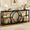 Black-2-Pack, variant on Black 2-Pack 3-Tier Industrial Narrow Console Table Set for Entryway Living Room Foyer