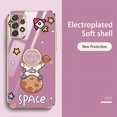 thumbnail image 1 of Funda De Anillo De Reloj Samsung Galaxy A52s A72 A52 A42 A32 A22 A12 4G 5G M22 M12 Impresión Creativa NASA Astronauta Silicona Suave, 1 of 4