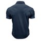 thumbnail image 4 of Mens Camisas de Manga Corta Color Sólido Botón de Solapa Bolsillo Turndown Collar Blusa para Negocios Informales, 4 of 4