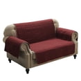 thumbnail image 4 of Greenland Home Fashions Gold Rush Classic Plaid Reversible Slipcover/Furniture Protector, Multi, Loveseat, 4 of 7