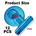 thumbnail image 5 of 12 pack Fridge Magnets Refrigerator Magnets Magnetic Clips Heavy Duty Detailed List Display Paper Fasteners on Home& Office& Teaching, 5 of 5