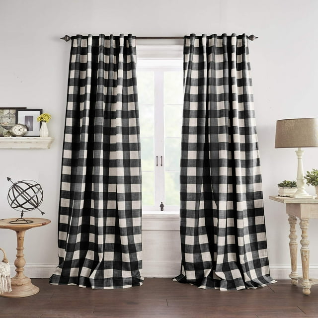 Cortina de ventana Elrene Home Fashions Farmhouse Living Grainger