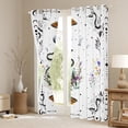 thumbnail image 2 of Manfei Tribal Snake Curtains Pack of 2 (52x84), Bohomian Hippie Animal Curtains for Living Room, Flower Moth Black Out Curtains, Super Cozy Bedroom Decorative, 2 of 6
