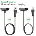 thumbnail image 3 of MYKOMI 2 Pack Charger Cable for Fitbit Charge 6 / Fitbit Charge 5 / Fitbit Luxe, Fast Charging Replacement USB A Charging Cable Dock Stand for Fitbit Luxe/Charge 5/Charge 6 Smartwatch, 3 of 7