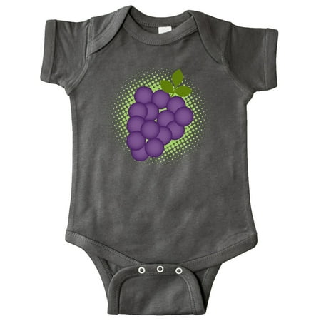 

Inktastic Grapes Vineyard Fruit Grape Grower Gift Baby Boy or Baby Girl Bodysuit