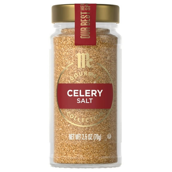 McCormick Gourmet Kosher All Natural Celery Salt, 2.5 oz Bottle