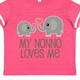 thumbnail image 4 of Inktastic My Nonno Loves Me Grandson Boys or Girls Toddler T-Shirt, 4 of 5