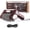 Brown, variant on Electric Grill Brush for Outdoor, BBQ Grill Cleaner with LED Light, Powerful Cleaning 350RPM/4000mAh/No Bristle Shedding Rechargeable Lightweight Grill Cleaner for Outdoor/Camping,Brown