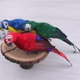 thumbnail image 5 of 1 PC Creative Yard Ornament  Garden  Simulation Bird Animal Figurine Parrot Miniature  Feather SAPPHIRE BLUE 35CM, 5 of 8