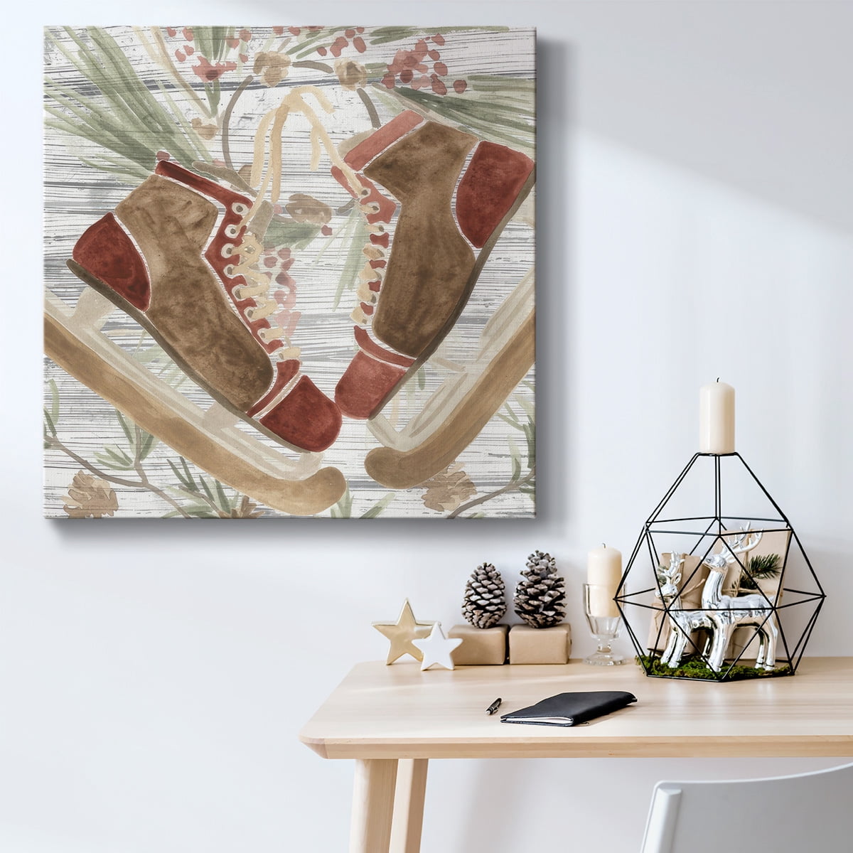 Pinecone Lodge I- Gallery Wrapped Canvas