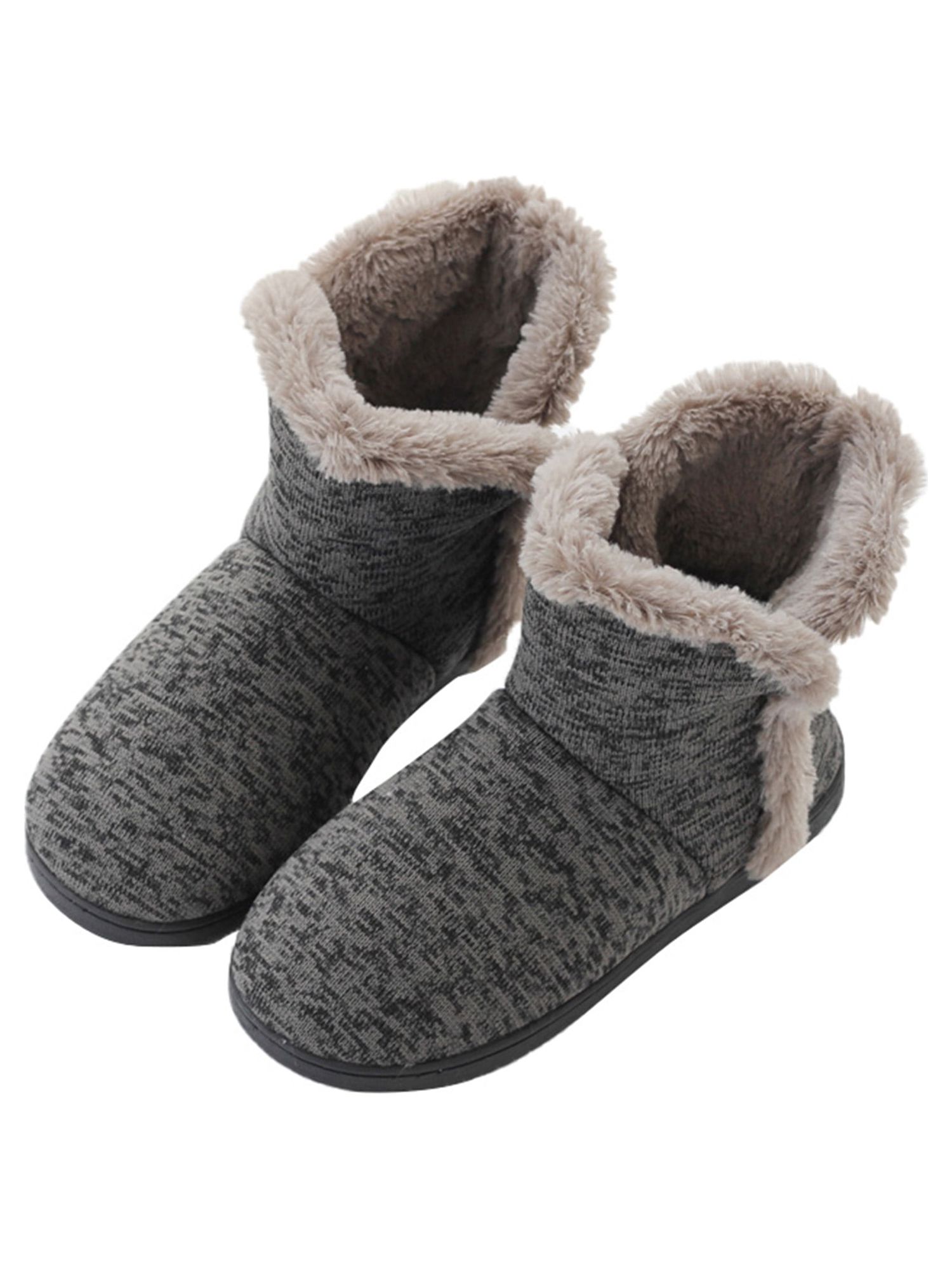 Mens Bootie Slippers Winter Boots Plush House Shoes WAY4 - image 4 of 4