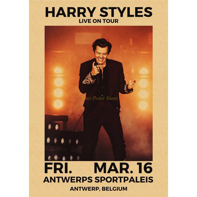Harry Style World Tour Live Kraft Paper Painting Art Poster Wall Picture Home Decor Posters And Prints Room Decor30x21cm Gao Jinjia LED