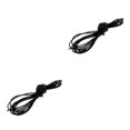 thumbnail image 4 of Thinsony 2mm Elastic Bungee Rope Shock Cord Tie Down - Boat/Trailer Covers Black 2m 2Set, 4 of 6