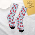 thumbnail image 4 of Uemuo Strawberries Printed Kids Boys Socks Seamless Crew Socks Crazy Funny Athletic Sport Socks for Children, 4 of 6