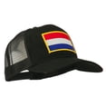thumbnail image 5 of Netherlands Flag Patched Mesh Cap - Black OSFM, 5 of 5