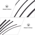 thumbnail image 4 of Miangastore 70 Pcs Tubes Thermorétractables Sans Halogène Ignifuges Tube d'Enroulement en Fil PE (Noir), 4 of 9