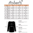 thumbnail image 5 of Anbech Color Contrast Womens Hoodie Tops Stitching Causal Sweatshirt Long Sleeve Drawstring Hooded, 5 of 8