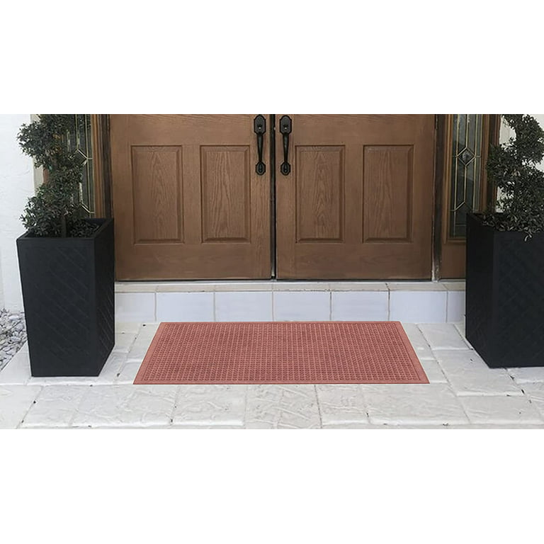A1HC Water retainer Indoor/Outdoor Doormat, 24 X 36 Skid Resistant, Easy  to Clean, Catches Water and Debris, Beige - 24X36 - Bed Bath & Beyond -  23055073