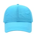 thumbnail image 3 of Quick Dry Mesh Baseball Cap, Breathable Sport Running Hat for Men and Women, Adjustable Sun Hat for Hiking, Cycling, Fishing, and Outdoor Activities Light Blue, 3 of 10