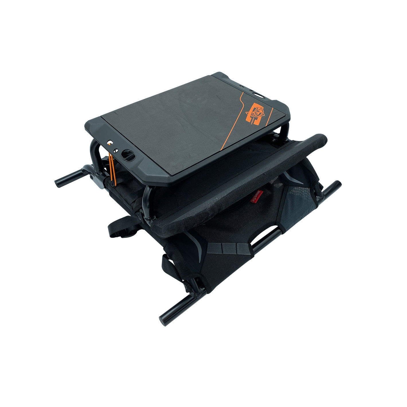 Pelican - Ergoboost Folding Kayak Seat - Polyester & Aluminum - 6.85 lbs - 24 x 24 x 18 inches - Black