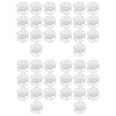 

40 Pcs Double Sided Suction Cup - Sucker Pads for Glass Plastic - 30mm Width