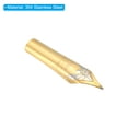 thumbnail image 4 of Uxcell 0.5-0.7mm Line Width Fountain Pen Nib Replacement 304 Stainless Steel for Drawing Writing, 2 Colors 10 Pcs, 4 of 5