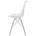 thumbnail image 6 of Juniper Polypropylene Dining Side Chair White (Set of 2), 6 of 10