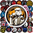 thumbnail image 3 of 10/30/50 Uds. Pegatinas de dibujos animados de Star Wars de películas de ciencia ficción de Disney para niños, juguetes impermeables, Graffiti, monopatín, portátil, coche, pegatina genial, 3 of 3
