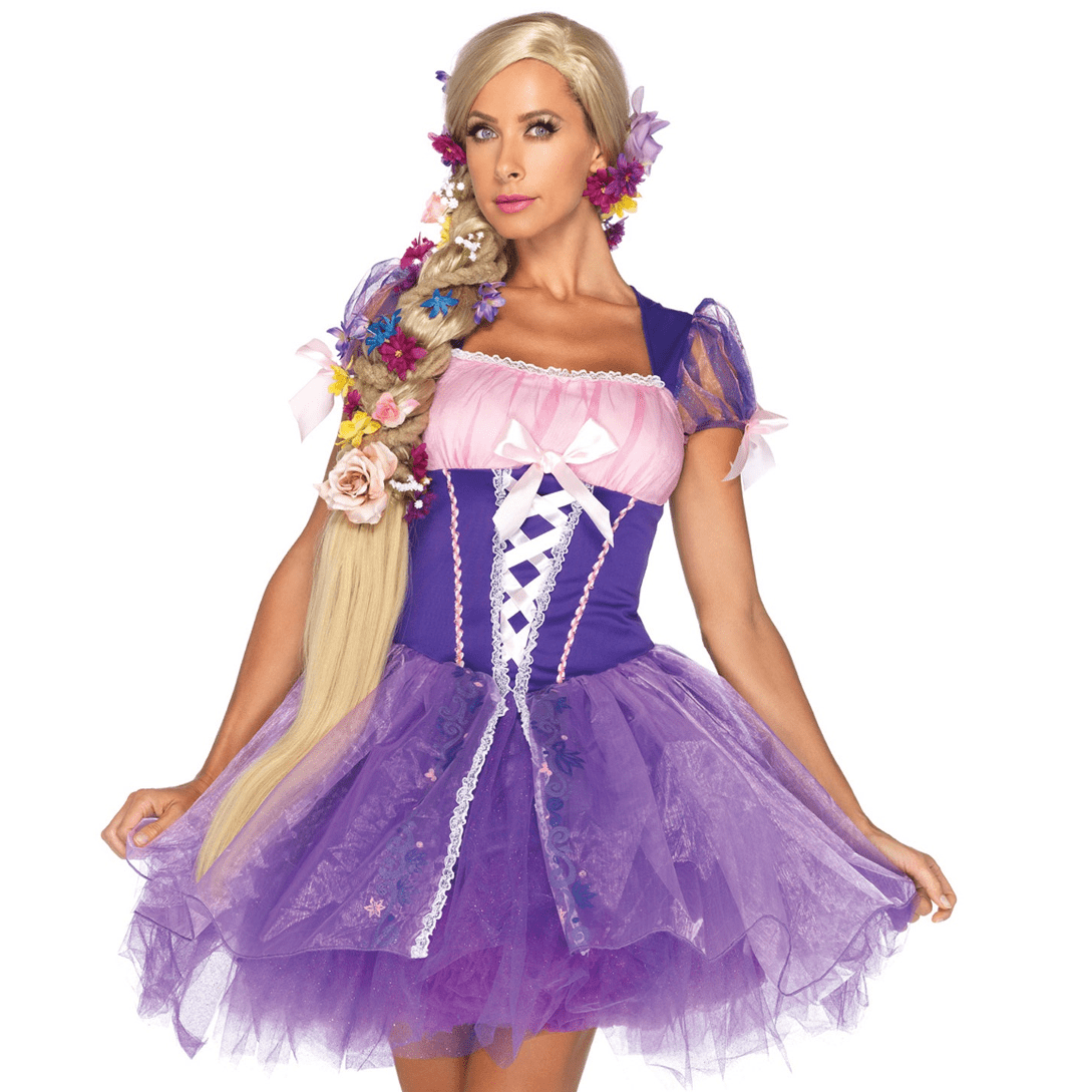 Rapunzel Women's Carnival Dress Up Tangled Woman Costume RPZ001