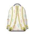 thumbnail image 3 of Abstract Boho Students Backpack Geometric Watercolor Rainbow Gradient Design with Starry Night Ocean Beach Scenery, 3 of 5